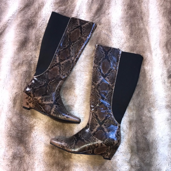 Lane Bryant Shoes - NWT snakeskin boot
